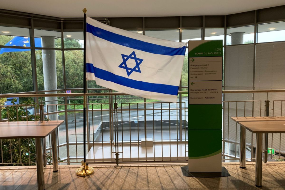 20231013 Kreis Israel Flagge
